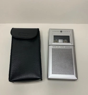 General Electric 3-5333B Micro II Cassette Recorder Model Tape Cassette Works  - Image 1 of 4