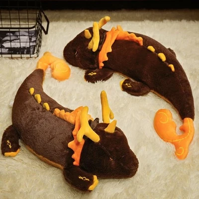 26 Inch Stuffed Dragon Toy from Genshin Impact Game Zhong Li Morax Plush Toy