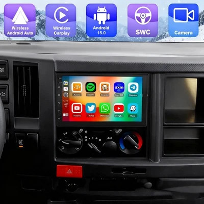 Unidad principal GPS 2+64G CarPlay para camión Isuzu serie N NNR/NPR/NPS/NQR Foto 1 de 4