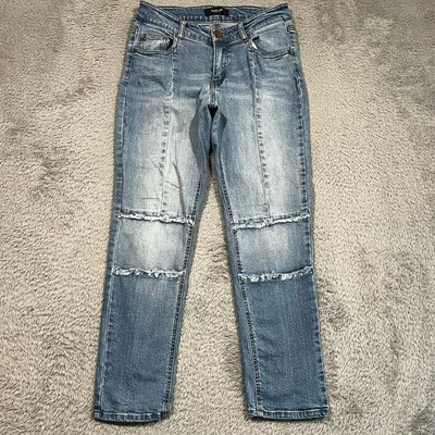 Pantalones de mezclilla para mujer Black Label C Est Toi 7 29x26 5 bolsillos elásticos Foto 1 de 4