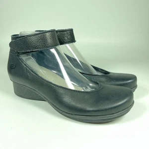 Loints of Holland Sydney Damen 39 Schwarz Leder Keilabsatz Mary Jane Schuhe - Bild 1 von 7