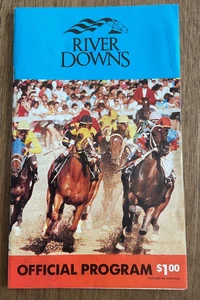 Unique 1991 - July 26th - River Downs Official Program W/ Ticket - Picture 1 of 4