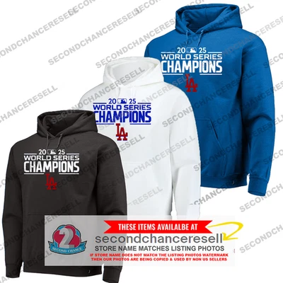 Los Angeles LA Dodgers 2025 World Series Champions Hoodies - Image 1 of 2