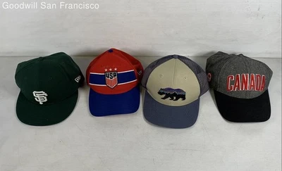 Lot Of 4 Mix Brand Multicolor San Francisco Giants MLB Baseball Mens Cap 7 1/8 - Image 1 of 4