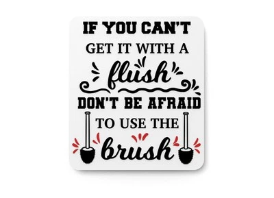 Letrero de baño Use the Brush - Decoración de pared de humor divertido para el hogar y la oficina Foto 1 de 4