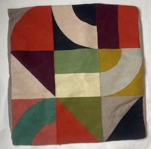 "Funda de almohada West Elm Margo Selby Puzzle Geo 20"" cuadrada geométrica bloque de color" - Imagen 1 de 3