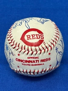 Vintage Official Cincinnati Reds Youth Baseball with Printed Signatures (1980's) - Picture 1 of 6