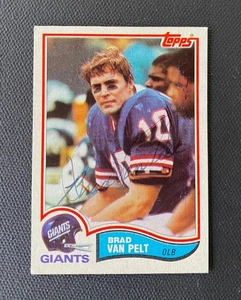 1982 Topps Brad Van Pelt signed Card | Giants - Autograph - Bild 1 von 1