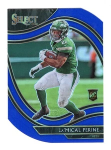 La'Mical Perine - Panini Select 2020 - nivel de campo #380 azul Prizm troquelado (RC) - Imagen 1 de 2