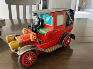 Vintage 60er Jahre ALPS Blech Litho Spielzeugauto Limousine batteriebetrieben Made in Japan - Bild 1 von 11