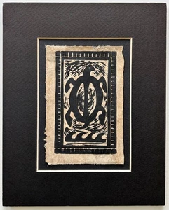 Carla Crow - Original Blockdruck "Schildkröte" oder "Honu 'ea" Hawaii - Bild 1 von 6