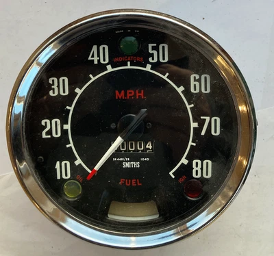 New Smiths speedometer for Hillman Husky Ser II, April '62-'63  (SN4481/29 1040) - Image 1 of 2