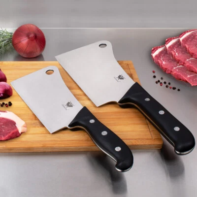 Hackbeil Küchenbeil Hackmesser Ladenspalter Hackebeil Metzgerbeil Profi Beeketal - Bild 1 von 2