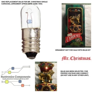 Mr. Christmas Ornament Karussell Ersatzbirne Set. - Bild 1 von 1