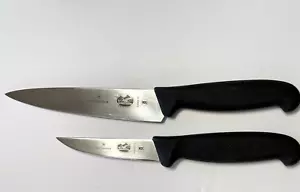 Victorinox Fibrox Knife 6” Chef 5.2003.15 & Boning Utility 5.5103.10 Knives - Picture 1 of 7