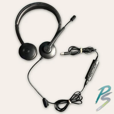 Wired USB & 3.5mm, Noise Canceling Headset w/ Microphone & Volume Control - Image 1 of 4