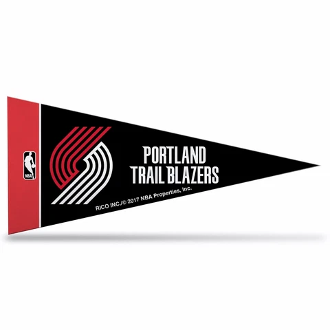 Portland Trailblazers Mini Pennants, 4" x 9" - Licensed by Rico - Made In USA Cover