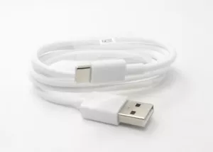 White USB A to Type C USB-C 2.0 Charging Sync Cable for ASUS ZenFone/ZenPad/ROG - Picture 1 of 3