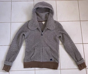BENCH Ladies stretch hoodie jacket. Sz S (8-10). Tan. - Picture 1 of 3