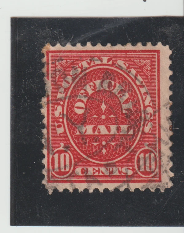 US Scott # O126 Postal Savings Official Mail 10ct Stamp Used pulled perf - Image 1 of 1