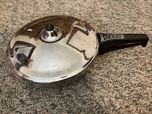Vintage Kuhn Rikon Duromatic Stainless Steel Pressure Pan Skillet 3400 NO Gasket - Picture 1 of 8