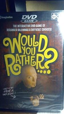 Would You Rather Interactive DVD Game Hosted by Howie Mandel NEW FACTORY SEALED - Image 1 of 2