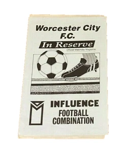 WORCESTER CITY RESERVE V LEICESTER RISERVE UNITE - 2/11/1991 - Foto 1 di 1