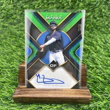 Riley Greene Wild Card Mania 2023 Green Parallel Auto 13/15 Detroit Tigers Card