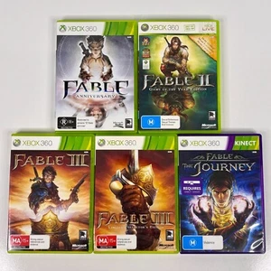 Fable Xbox 360 PAL Collection Anniversary 2 3 Game Of The Year Edition Journey - Picture 1 of 22