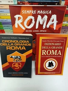CRONOLOGIA DIZIONARIO DELLA GRANDE ROMA SEMPRE MAGICA RECORD UOMINI IMPRESE - Picture 1 of 7