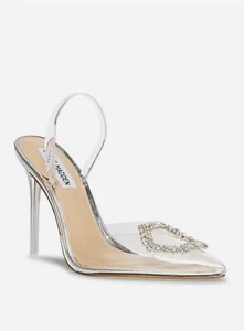 steve Madden Vionnet heels size 9 Clear New With Box - Picture 1 of 2