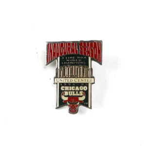 Pin NBA Bulls temporada inaugural United Center casa Chicago Bulls 1994-95 - Imagen 1 de 2