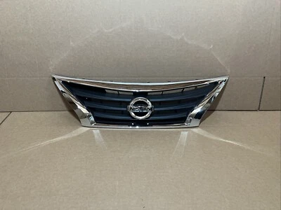 NEW for 2015-2019 NISSAN VERSA Front Bumper Upper Grille Assembly & Emblem - Image 1 of 4