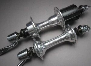 Shimano Dura Ace HB 7400 FH 7403 Hub Set  / 32 H / 8 Sp HG SIS / Hyperglide 32H - Picture 1 of 16