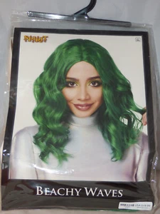 Spirit Halloween - Beachy Waves Green Wig - Adult - Picture 1 of 6