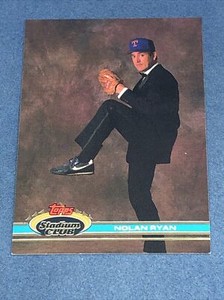 1991 Topps Stadium Club Nolan Ryan Tuxedo