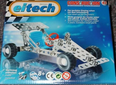 Race Car Construction Set Eitech C62 Metal Building Toy - Image 1 of 4