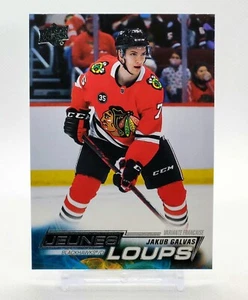 2022-23 Upper Deck Serie 1 Junes Loups Jakub Galvas #225 RC Young Guns French - Picture 1 of 2