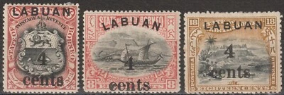 EDSROOM-19099 Labuan 111-112,114 HR 1904 CV$74.50 - Image 1 of 2