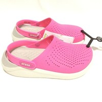 crocs literide electric pink