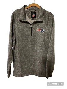 New England Patriots 1/4 Zip Pullover NFL Sports Gr. M, Football Attire �� - Bild 1 von 7