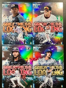 2025 Bowman INSERTS VIP, Top 100, ROY Faves, Rockstar Rookies, Greatness Loading - Picture 1 of 112