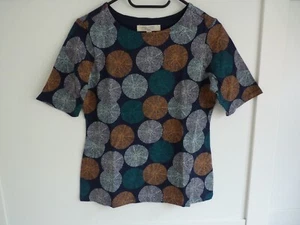 BNWT SEASALT Cotton T-Shirt Top -POISSON TOP - SEA URCHIN MARITIME -Petite 8 - Picture 1 of 15