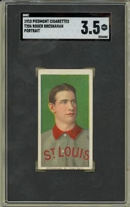 1909 T206 Roger Bresnahan St. Louis Cardinals HOF Piedmont SGC 3.5 - Picture 1 of 2