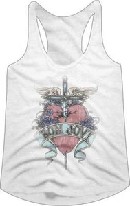 Bon Jovi Pierced Heart Damen Tank Schlafshirt Rock Musik - Bild 1 von 5