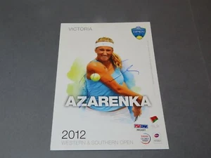 Victoria Azarenka Signed 2012 W&S 5x7 Player Card Autographed PSA/DNA COA 1A - Picture 1 of 5