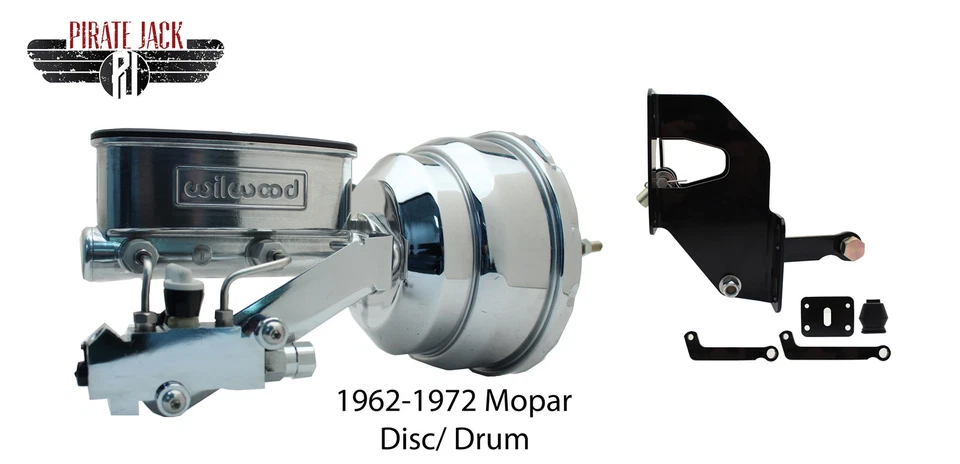 Kit de conversión de refuerzo de freno eléctrico doble cromo carrocería B & E 8" Foto 1 de 4