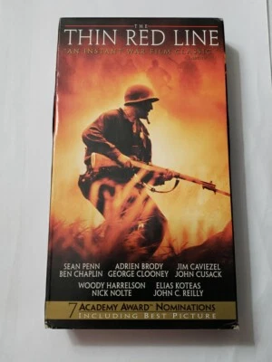 THE THIN RED LINE - George Clooney / Sean Penn VIDEO VHS - Image 1 of 3