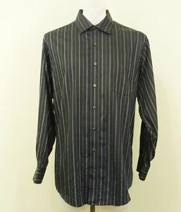 Kenneth Cole Men Shirt, Size XL 17-17.5,34/35, Gray/Blue, 100% Cotton - Picture 1 of 5