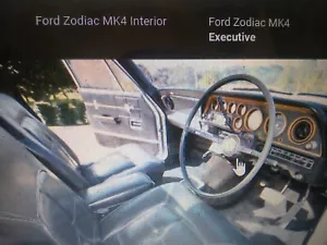 FORD ZEPHYR ZODIAC MK4 MKIV EXECUTIVE CHROME STEERING WHEEL HORN PRESS N O S - Picture 1 of 5